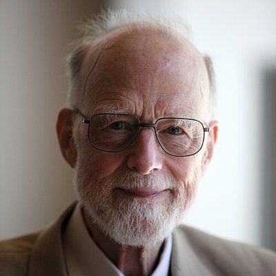 Portrait of computer scientist Tony Hoare